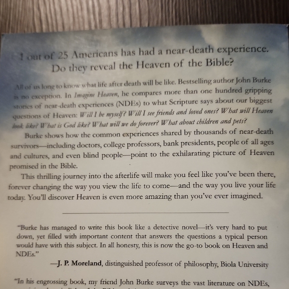 🛍🛍🛍🛍🛍Imagine Heaven Book by John Burke Must Purchase With Something - Picture 3 of 5
